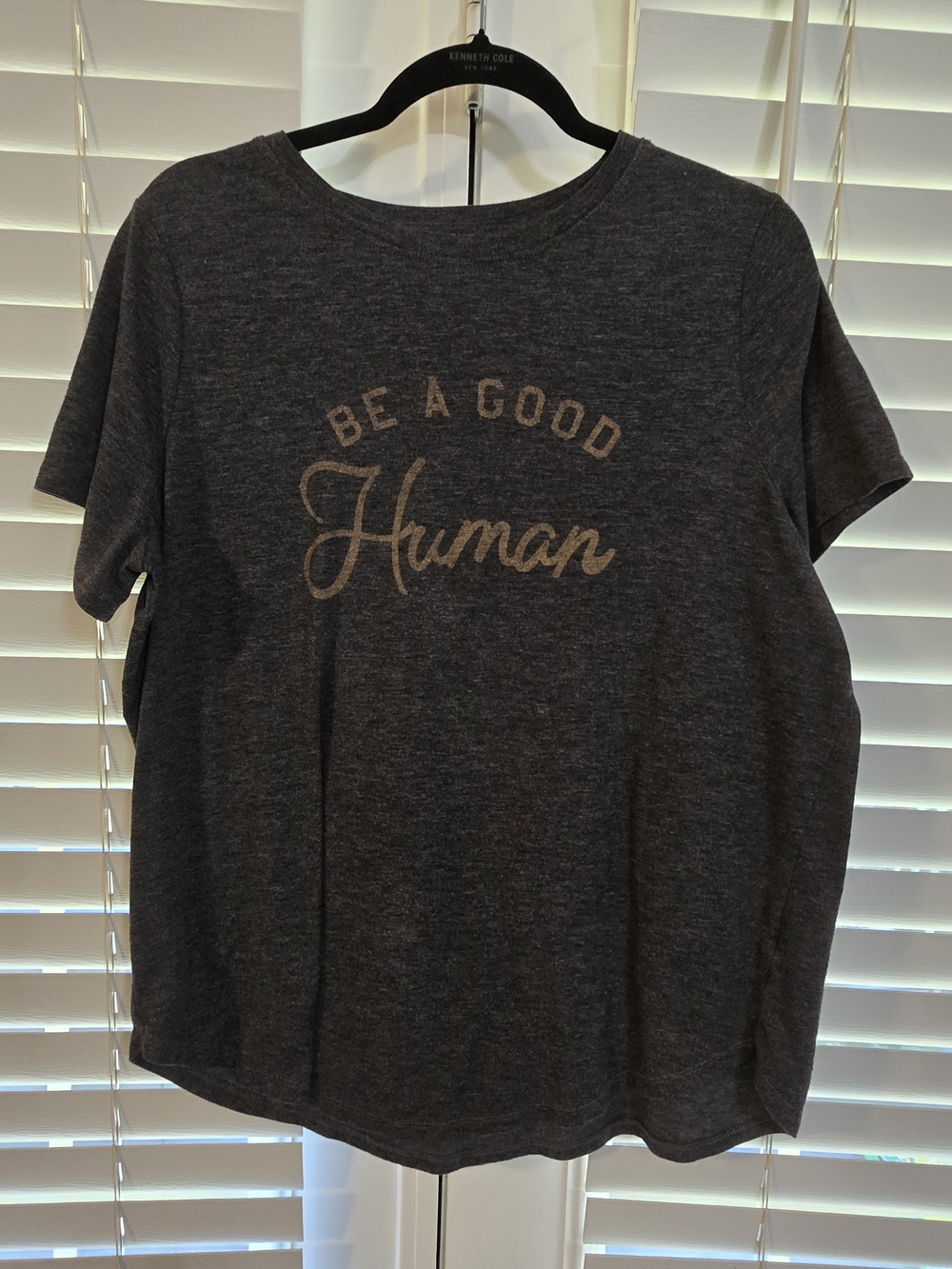 Maurices Graphic 'Be a Good Human' Tee Sz 0